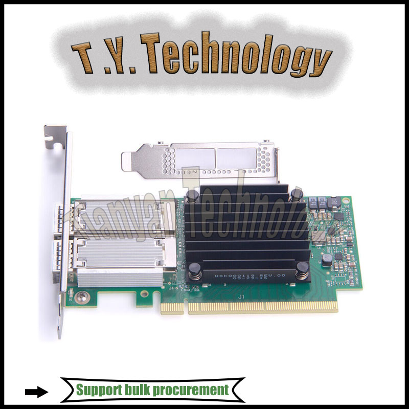 بطاقة شبكة محول Mellanox MCX41 - مراجعة 100Gbe Qsfp28 Network Card وسعره